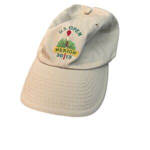 USGA Member U.S. Open Merion 2013 Adj Khaki Baseball Cap Embroidered Graphics